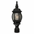 Craftmade French Style 1 Light Outdoor Post Mount in Textured Black Z325-TB